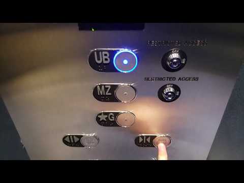 NEWLY MODDED Dover Impulse Hydraulic Elevator at Queen Elizabeth Theatre in Vancouver BC