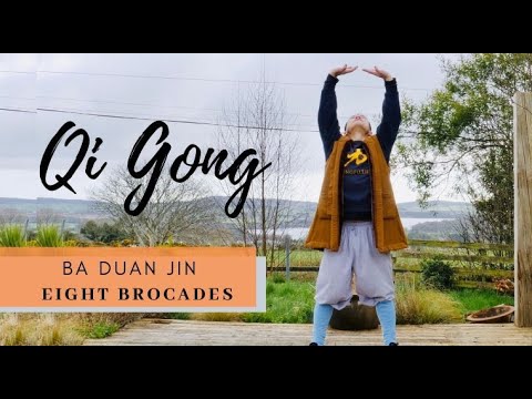 15 Min - Ba Duan Jin | Eight Brocades | 八段锦  - Qi Gong - to Strengthen Organs & Health