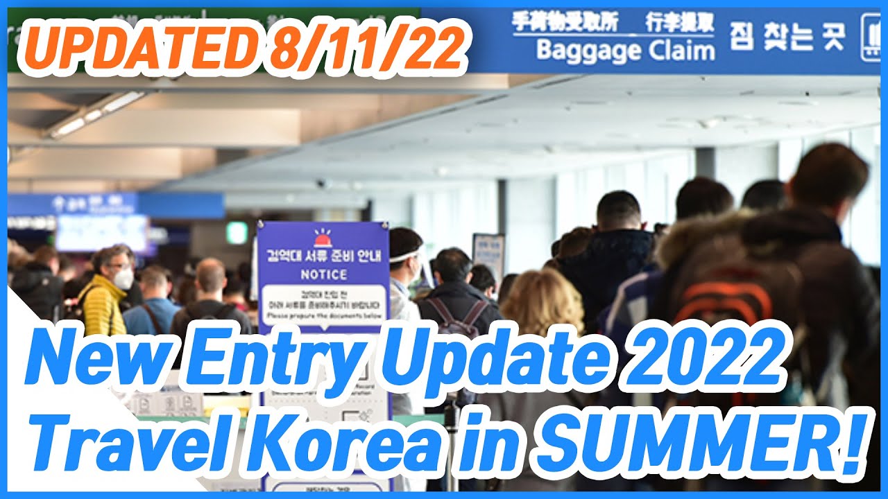 [CC/JP] 2022 Updated Entry Requirements to travel Korea | Life in Korea #2