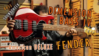 Video thumbnail for Fender American Deluxe Dimension Bass IV HH | Soundcheck by M.I.V Production Studio