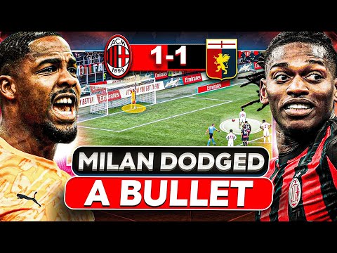 The Missing Plan B Holding AC Milan Back | Milan 1-1 Genoa Match Reaction