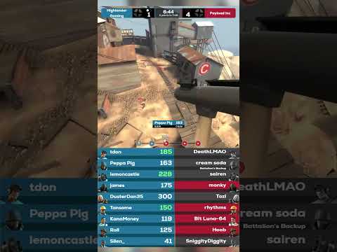 Peppa Pig INSANE Soldier Bomb onto Medic in Highlander Grand Final #tf2 #esports