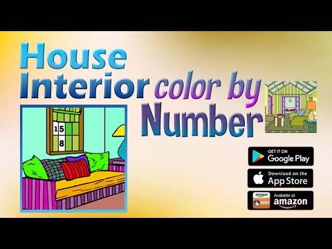 House Interior color by Number video