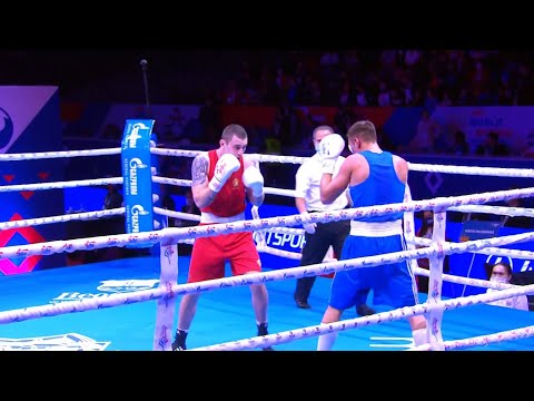Day 6 (80kg) CHIRIACOV Andrei (MDA) vs  ETEMI Arsim (MKD) | AIBA WCHs 2021