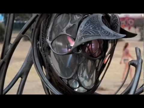 BOOM Festival 2012 Portugal - amazing alien sculptures