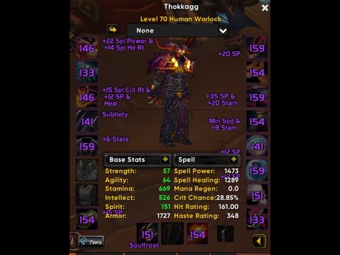 Wrath of the Lich King Beta - Destro Warlock Dungeon