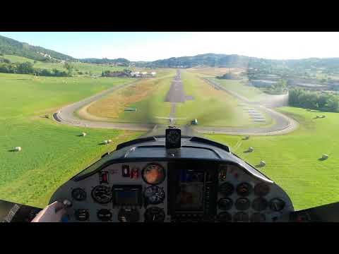Tecnam P92 - Landing in LIDP (Pavullo) - Flight&Fun 2024