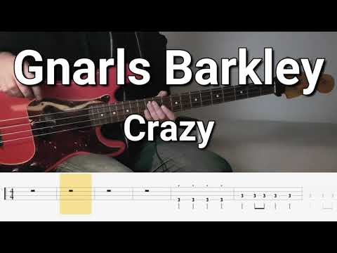 Gnarls Barkley - Crazy (Bass Cover) Tabs