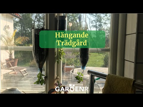 Hängande Trädgård med uppochnervända örter- Trädgårdshacks med GardenR