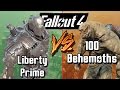 Liberty Prime vs 100 Legendary Behemoths | Fallout 4 Battle Arena | Battle Request