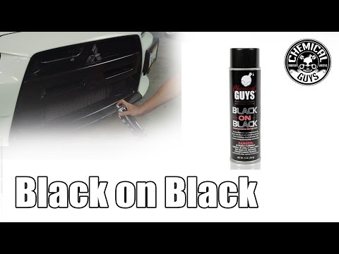 Black on Black Spray Dressing - Chemical Guys Car Care