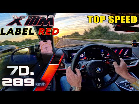 BMW XM LABEL RED // TOP SPEED on AUTOBAHN