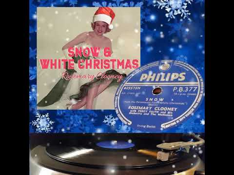 SNOW  - Rosemary Clooney with Percy Faith and his Orchestra  (Philips P. B. 377)
