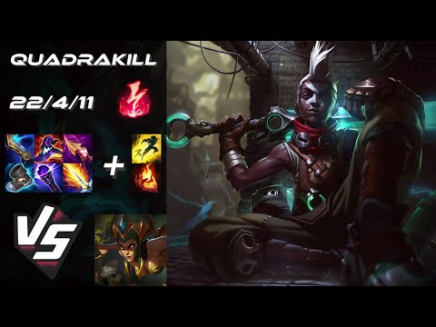 MID Ekko vs Cassiopeia [QUADRAKILL] - NA Grandmaster Patch 14.13