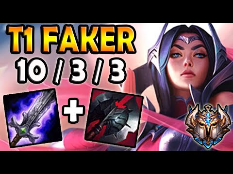 T1 Faker IRELIA MID vs Best ZED Korea - Ranked Challenger ✔️