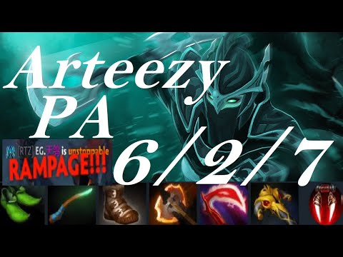 Arteezy Phantom Assassin vs Miracle- Anti-Mage, Cr1t Windranger - counter, powerful mid - dota2