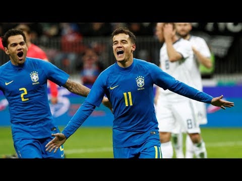 Penalty By Philippe Coutinho | Brasil Vs Russia 2018| Friendly Match