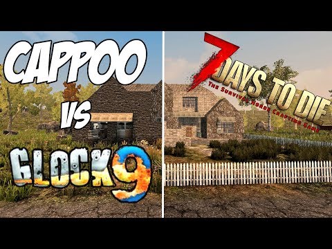 7 Days to Die - Capp00 vs Glock9 - Mansion Renovation Challenge Video
