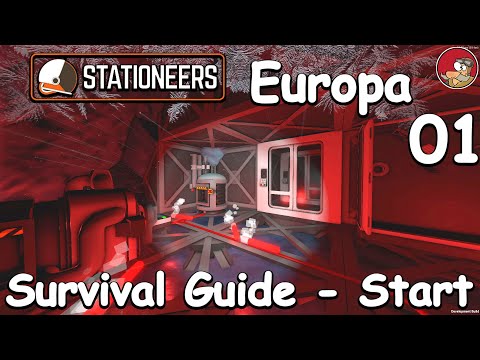 Stationeers Europa Survival Getting Started Guide 01 -  Base - Planetary Getting Started Tutorials