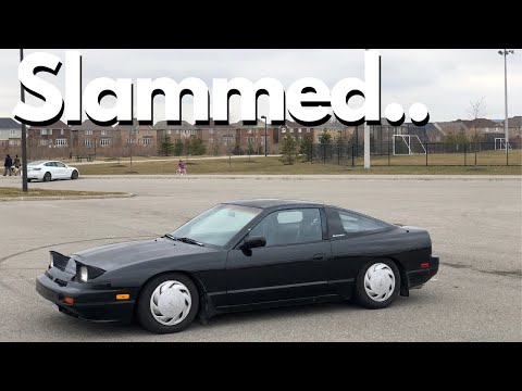 New Coilovers for the Dream S13! (i slammed it..)