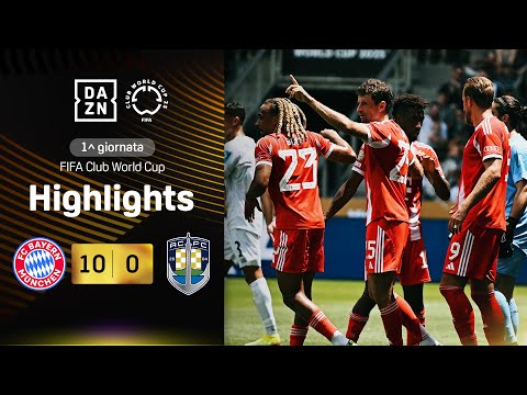 DIECI GOL alla prima nel Mondiale: Bayern Monaco-Auckland 10-0 | FIFA CWC | DAZN Highlights