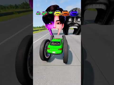Big & Small Cars vs Jinu X 67 X Rumi   #beamng   #kpop