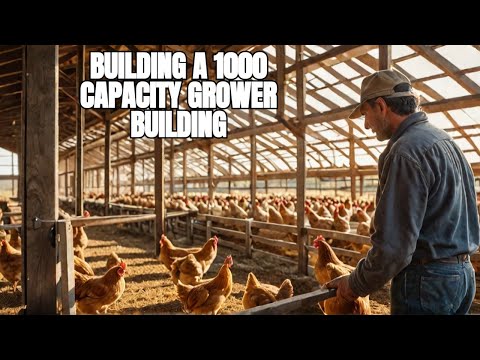 Building a 1,000-1,250 Capacity sustainable #Poultry House! (Brooder/Grower)