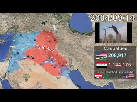Invasion Of Iraq 2003 Using Google Earth (Alternate ) in 8 Minutes