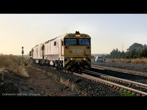 1KC6 Pacific National Grain Train Crew Change (13/1/2019) - PoathTV Australian Railways