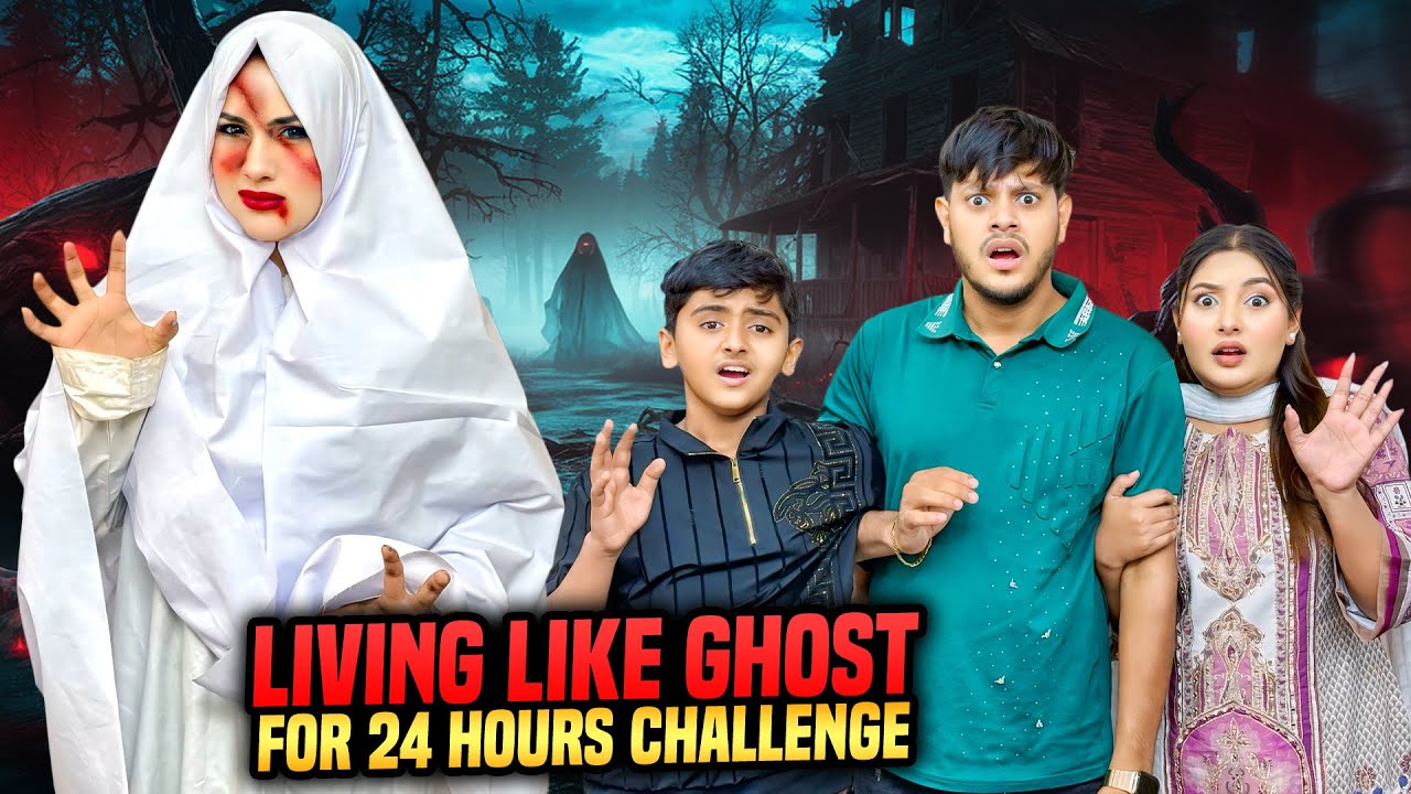 রিতু ভূত হয়ে সবার অবস্থা খারাপ করে দিলো  | Living Like Ghost For 24 Hrs Challenge | Rakib Hossain