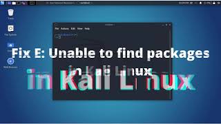 Fix E: &quot;Unable to Locate Packages&quot; in Kali Linux - 2021 [EN/4k]