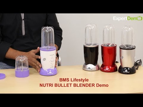 Demonstration about the nutri blender