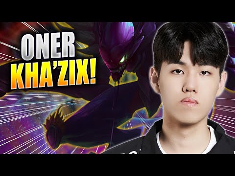 ONER IS A MONSTER WITH KHA'ZIX! - T1 Oner Plays Kha'zix JUNGLE vs Lee Sin! | Season 2023