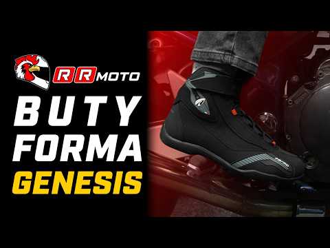 FORMA GENESIS _ krótkie miejskie buty motocyklowe | Komfort, styl i ochrona na co dzień