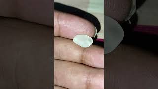 natural Ceylon white sapphire rough stone