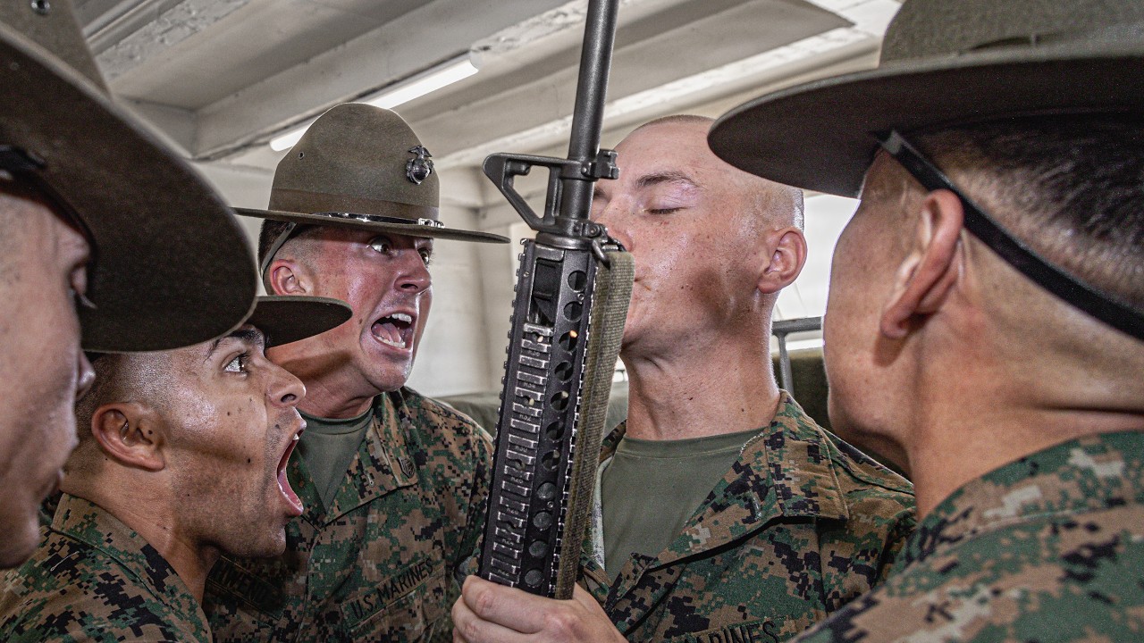 Marine Corps Recruits Series Commanders Inspection at Parris Island June 2026