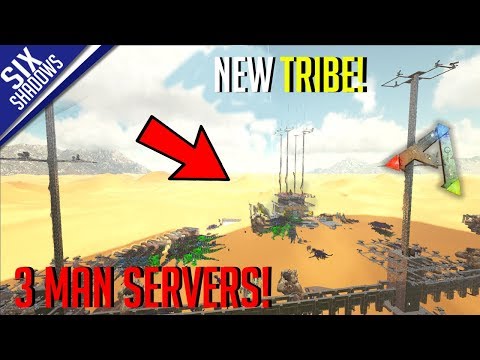 I JOINED A NEW TRIBE?! | MTS 3-Man PvP Servers! - Ark: Survival Evolved