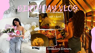 Fun & Productive Birthday vlog - Surprise gifts, birthday dinner at fine dinning & gifts haul!!