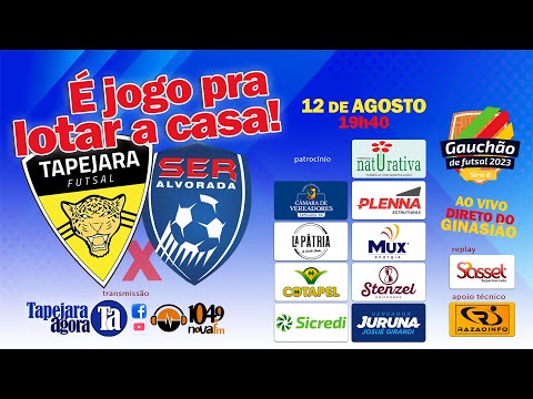 ⚽GAUCHÃO DE FUTSAL 2023 | SÉRIE B⚽📆 Sábado - 12/08/2023