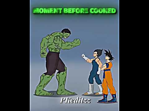 Hulk is cooked 🥶 #trollface #troll #shortsfeed #shorts #avengers #marvel #anime #goku #gokublack
