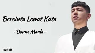 Download lagu Bercinta Lewat Kata - Donne Maula | Lyrics Video (OST Jatuh Cinta Seperti di Film-Film) mp3 Download lagu Bercinta Lewat Kata - Donne Maula | Lyrics Video (OST Jatuh Cinta Seperti di Film-Film) mp3