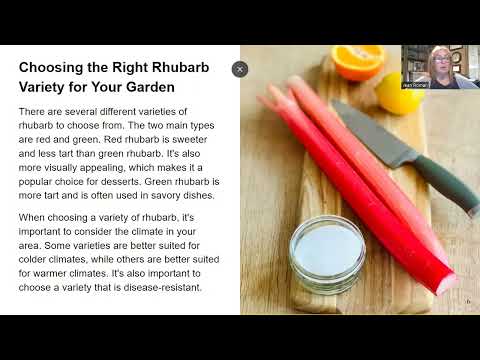 Gardening 101~ How to grow, harvest, and care for rhubarb~ PLUS BONUS Recipe & How to Harvest Video