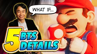 Mario Hating Mushrooms was MIYAMOTO'S Idea?! - 5 NEW BTS Mario Movie Details