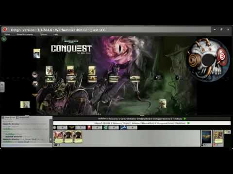 40k Conquest on OCTGN - Nazdreg vs Baharroth