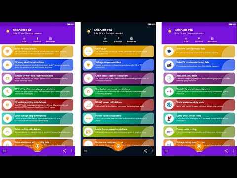 SolarCalc Pro - Solar PV Calc Video