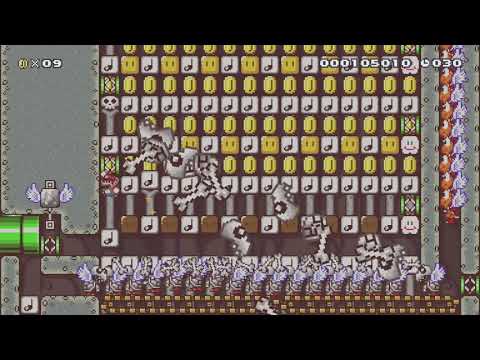 カメたちの地下帝国2 SPEED RUN by サブ　りょんりょん - Super Mario Maker - No Commentary 1bn