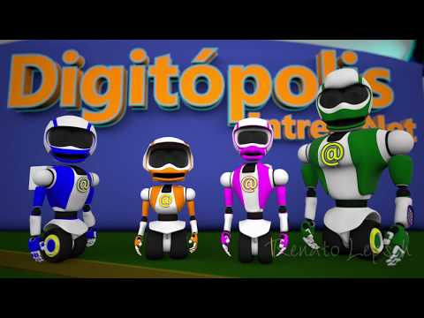 Abertura de DIGITÓPOLIS #3danimationserie #animacao