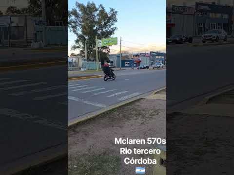 Mclaren 570s en rio tercero Córdoba 🇦🇷