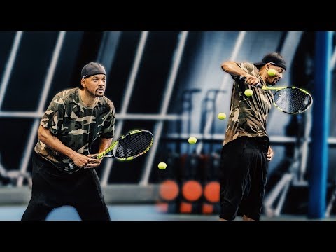 時速120マイルのテニスサーブで殴られるのは最悪！？| ウィル・スミスVlogs (Getting Hit with a 120mph Tennis Serve SUCKS! | Will Smith Vlogs)