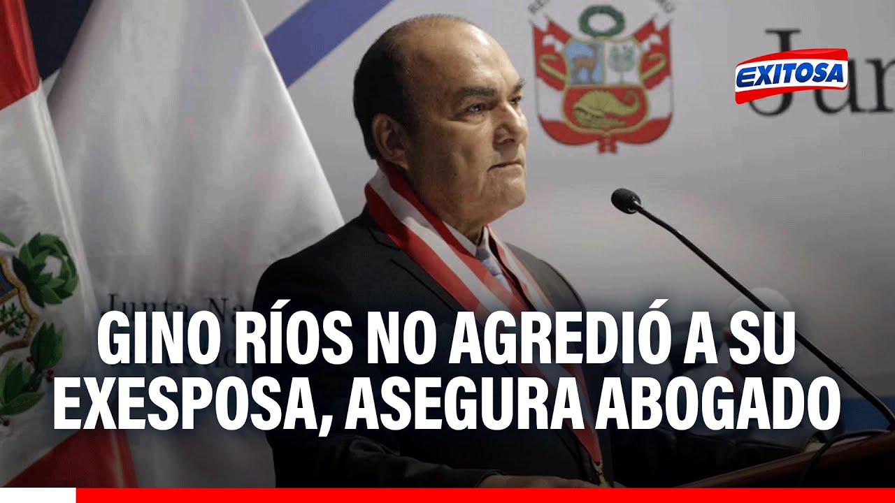 🔴🔵 Gino Ríos nunca agredió a su exesposa, asegura abogado: Ella sufrió de ansiedad por su divorcio